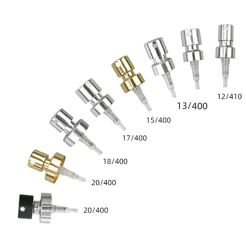 Manufacturers Supply Perfume Nozzle  Aluminum Spray Press Bottled Perfume Nozzle