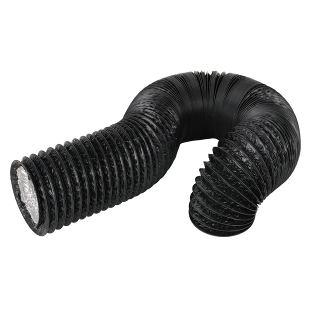 PVC Laminated Aluminum Foil Flexible Duct Pipe for Hydroponics Grow Tent HVAC Parts and Systems