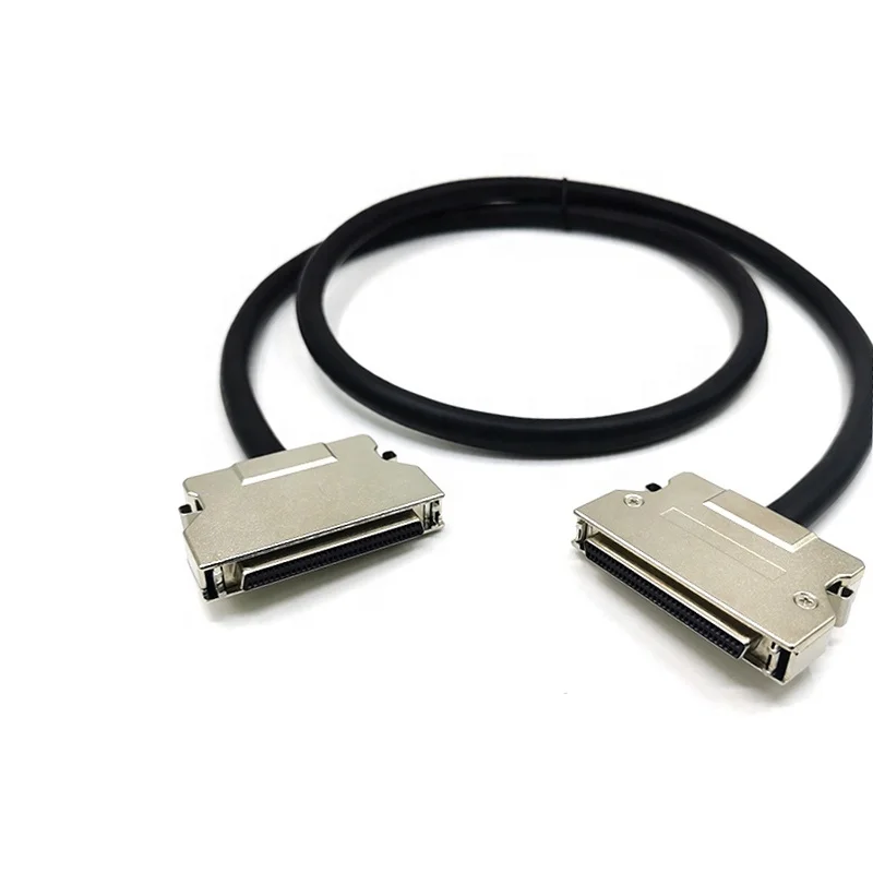 68 ways HD68 pos female connector to DB68 pin female connector SCSI-III Shielded Cable