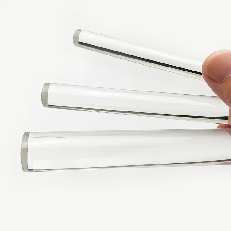 Customized Transparent High Purity Quartz Glass Rod