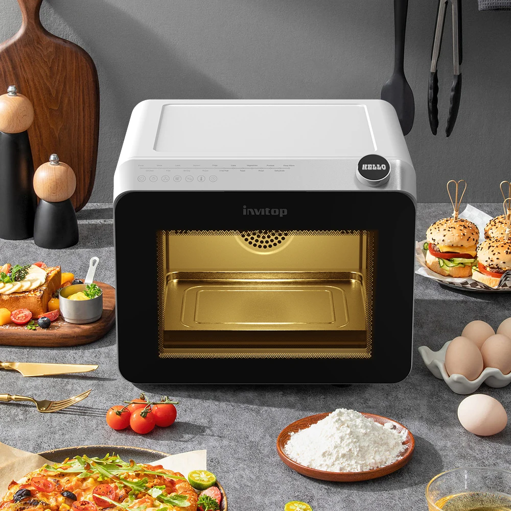 Hot  Multifunctional Air Fryers Oven Oilless Cooker No Oil Fumes Nonstick 17 Cooking Presets With Digital Touchscreen