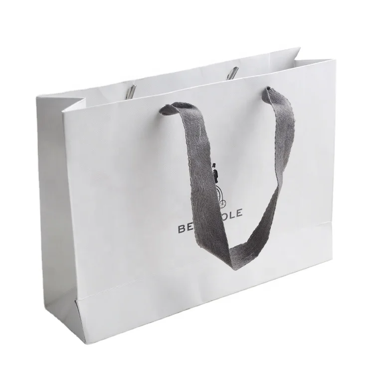 Luxury paper bag with your own logo clothing shopping bag custom gift bags