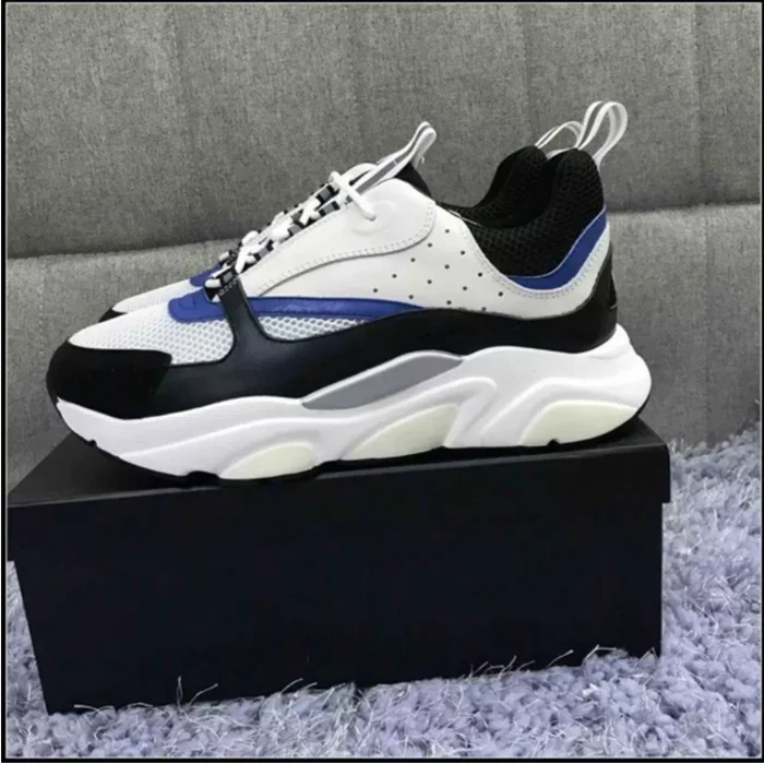 2021 cheap real leather woman shoes famous brands luxury B22 violet white high-end designer shoes sneaker for men