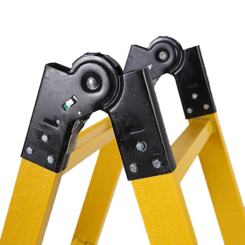 HYSTIC Expandable Safety Insulated Telescopic Ladder, Anti Electricity Special Ladder, 2 Meters Long