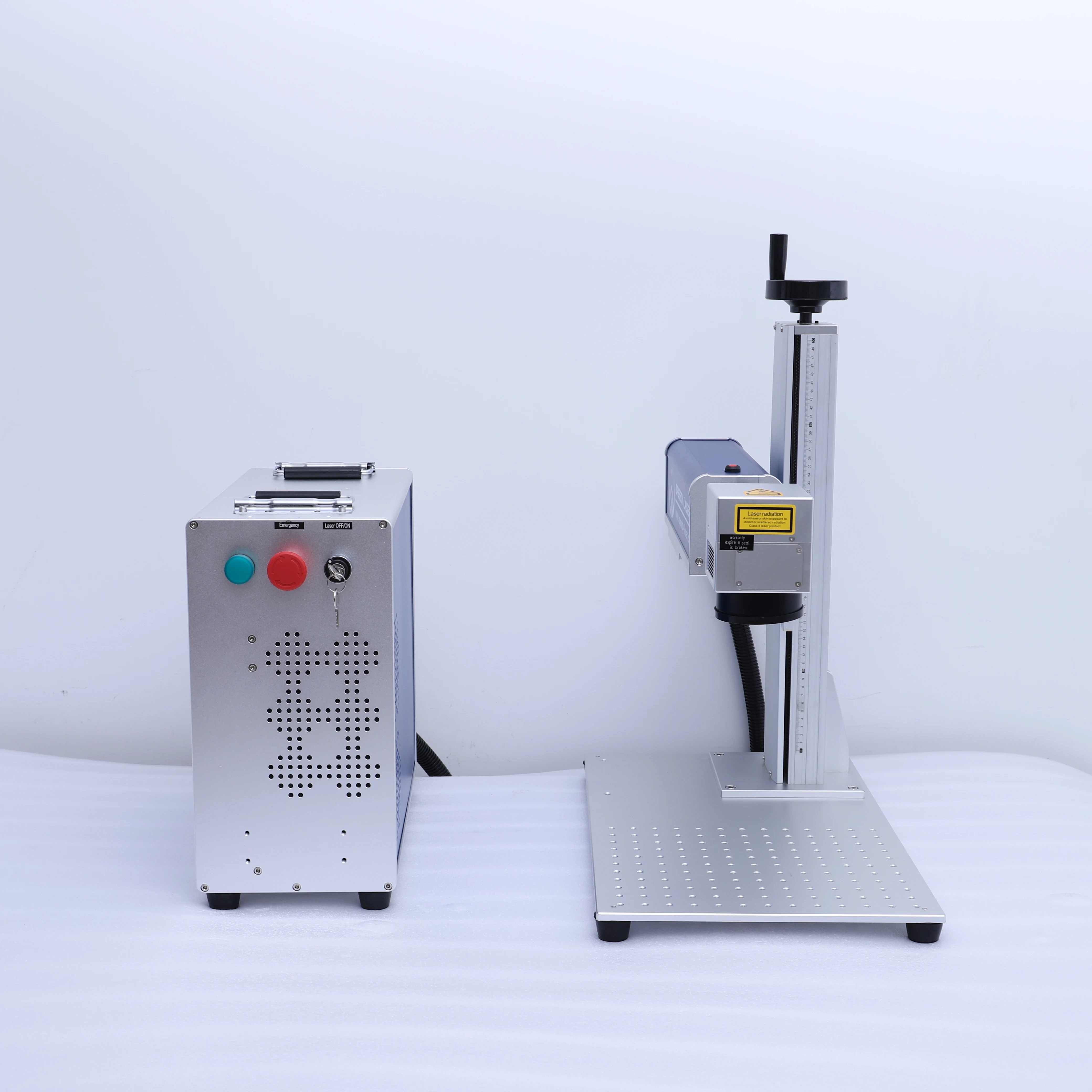 Startnow cylindrical portable  color colour MOPA fiber  laser marking machines for metal