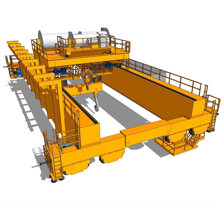Двойные балки и балки, Электрический мостовой мост для путешествий или балка, металлургическая зарядка, литой половой кран