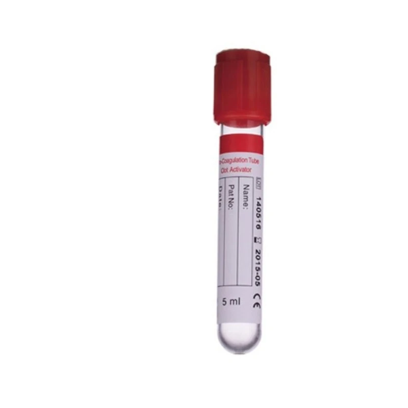 globalroll medical pp disposable 2.5ml 13*55ml pink top test edta k2 K3 non vacuum blood collection tube