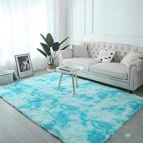 100% Polyester Shaggy Living Room Carpet and Rug factory