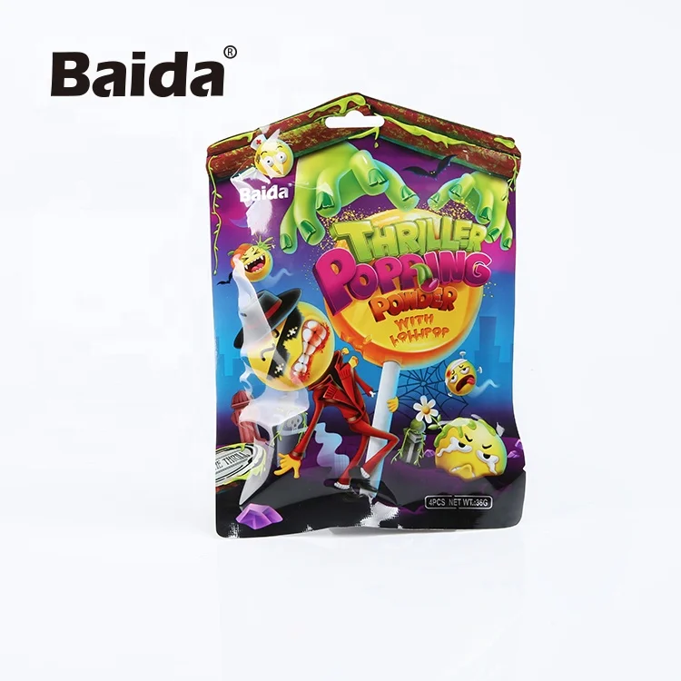 Festival Gift Halloween tricky hard candies and lollipop with display box