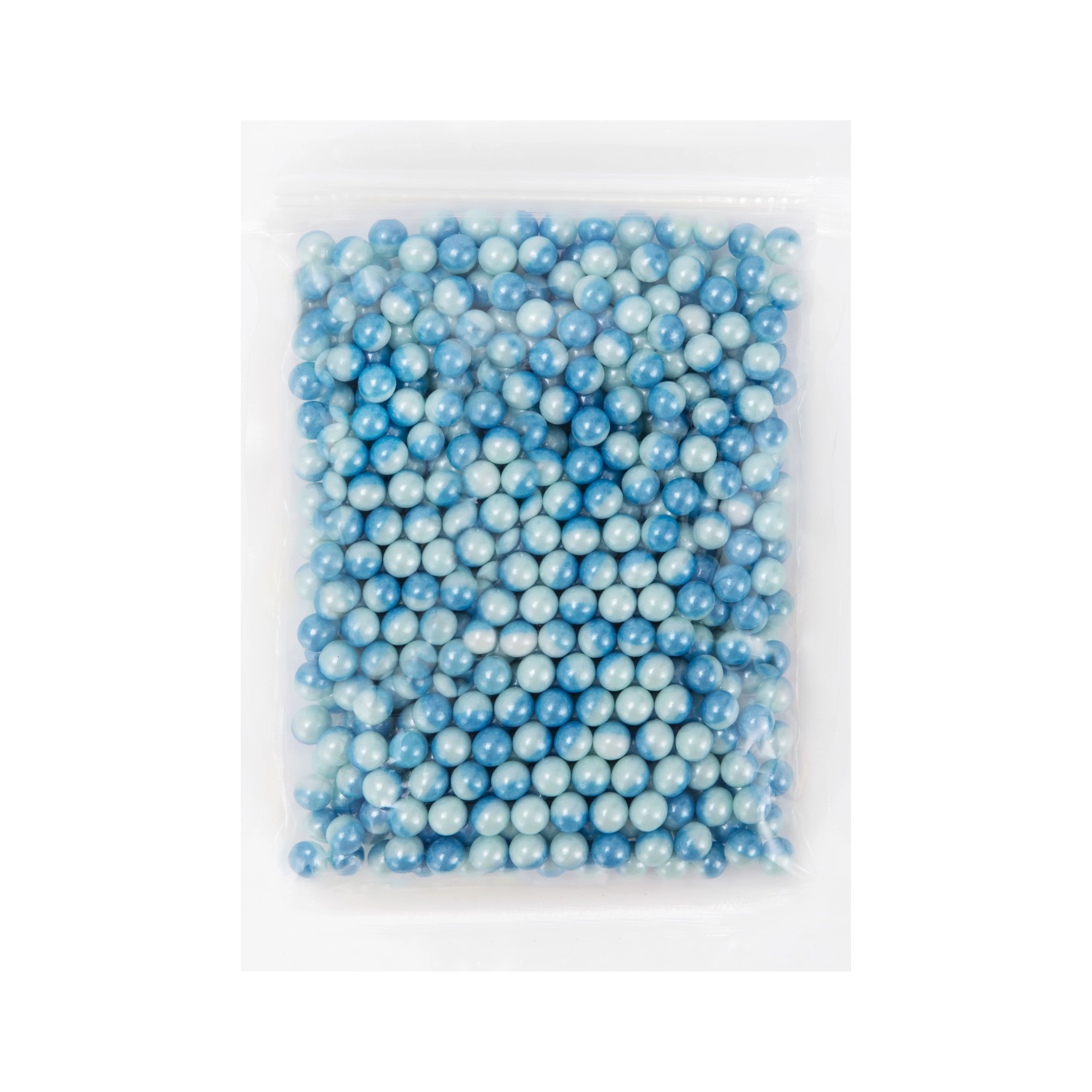238g Baking Decoration Granular Candy 7mm Blue And White Two-color Sugar Beads Bagged Baking Decoration Sugar Beads