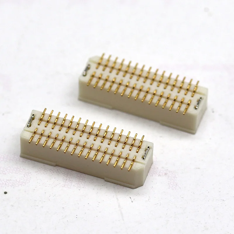 Free sample spacing 1.00mm height 4.35mm positions 02P-25P wafer dual row straight SMT(SHD) -A connector for pcb board
