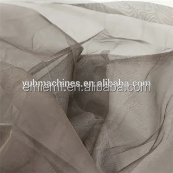 Nickel copper fabric EMI shielding transparent mesh fabric window shielding materialemf protection clothes emf protection fabric
