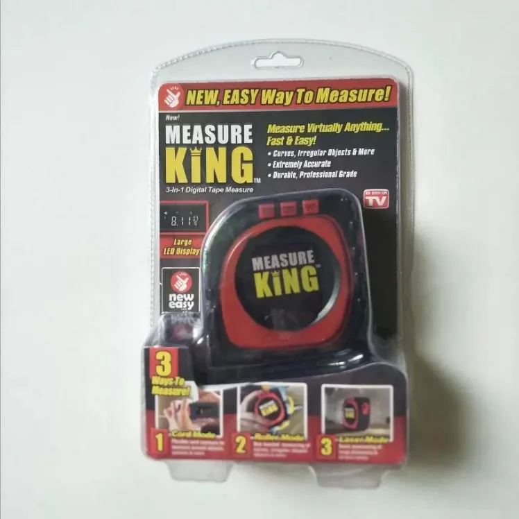 
Newest 3 in 1 LED Digital laser tape measure 