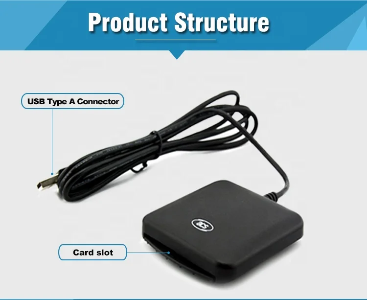  Низкая цена портативный USB небольшой EMV контакт IC чип карт ридер от производителя