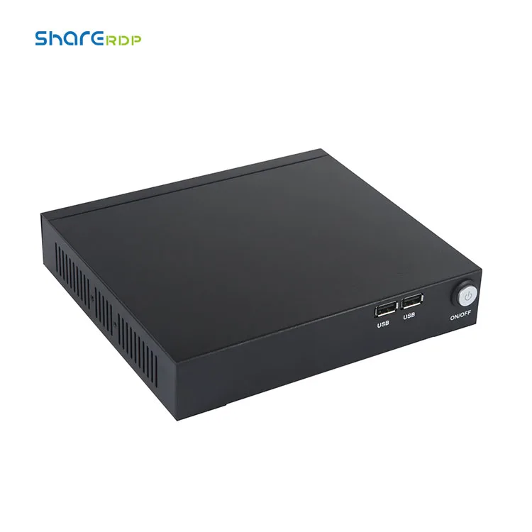 SHARE VGA RJ45 Gigabit Lan I3 I5 I7 PC Desktop Mini Computer X86 J4125 N2840 Thin Embedded Mini PC For Business School