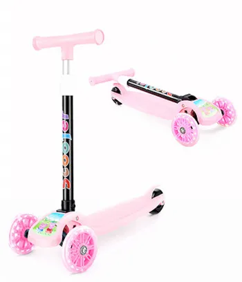 
scooter child 3 wheels kids kick scooter folding antiskid balance scooter 