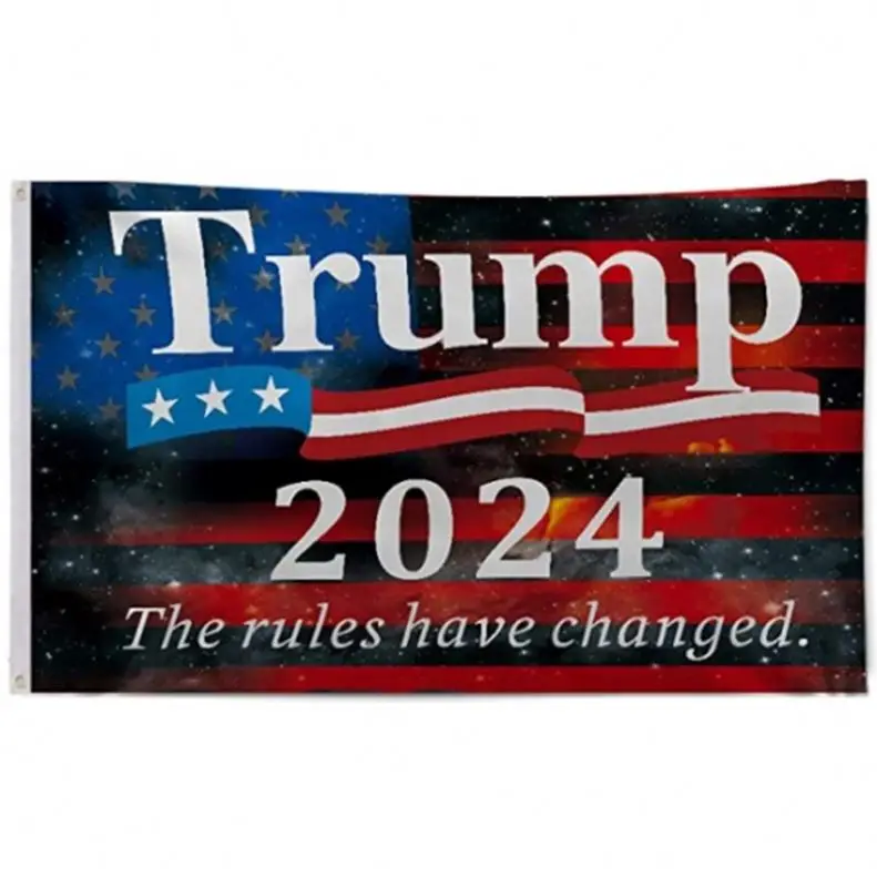 Custom Top Quality Outdoor Flags car flags garden Banners Trump 2024  Trump 3x5ft Banner