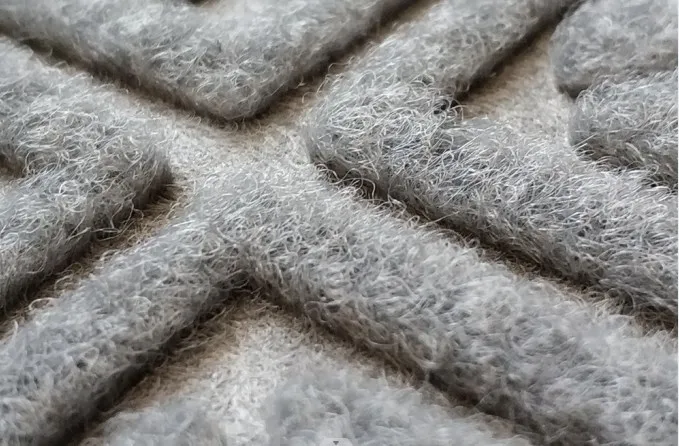 velour rubber door mat anti-slip comfortable dedust doormat