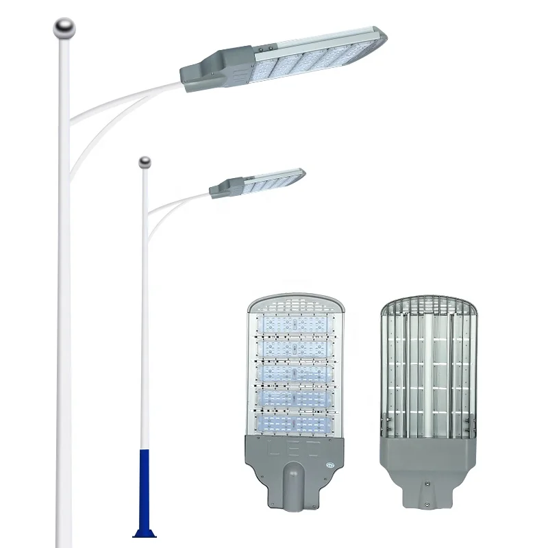 
High quality outdoor Mains road lamp 100w led street lamps solar street light head 
