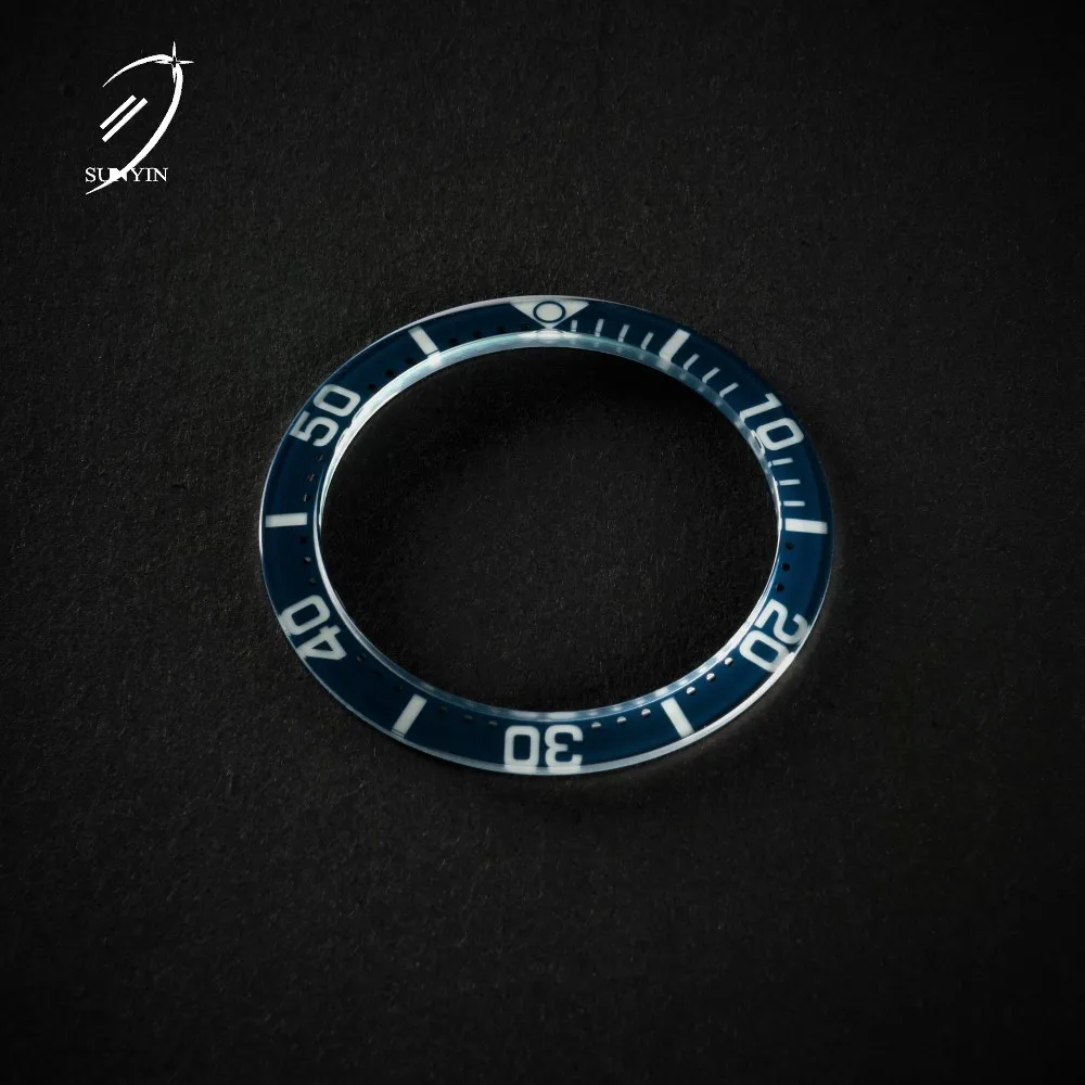 Factory Best Price Luminous High Mechanical Strength Luminous Sapphire Watch Parts Bezel