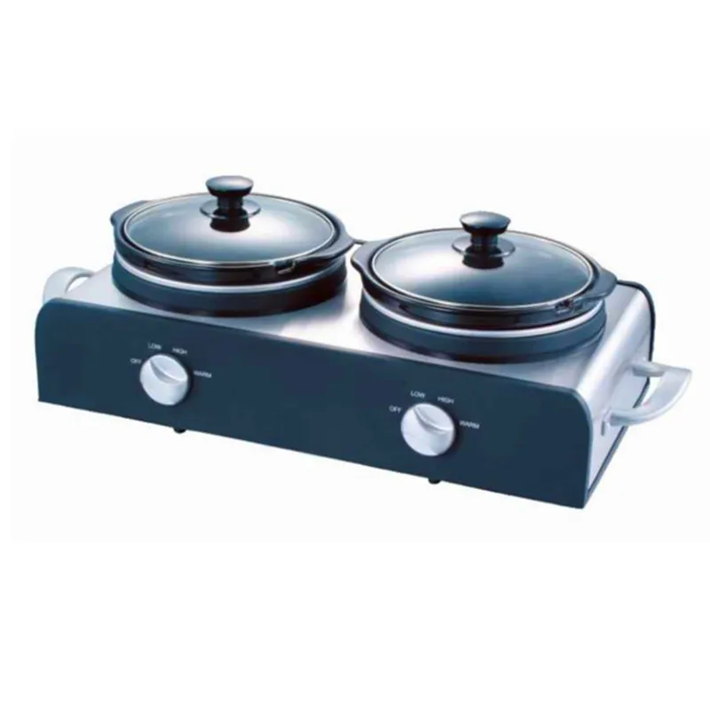 Kitchen Appliances ceramic slow cooker 2 pot slow cooker