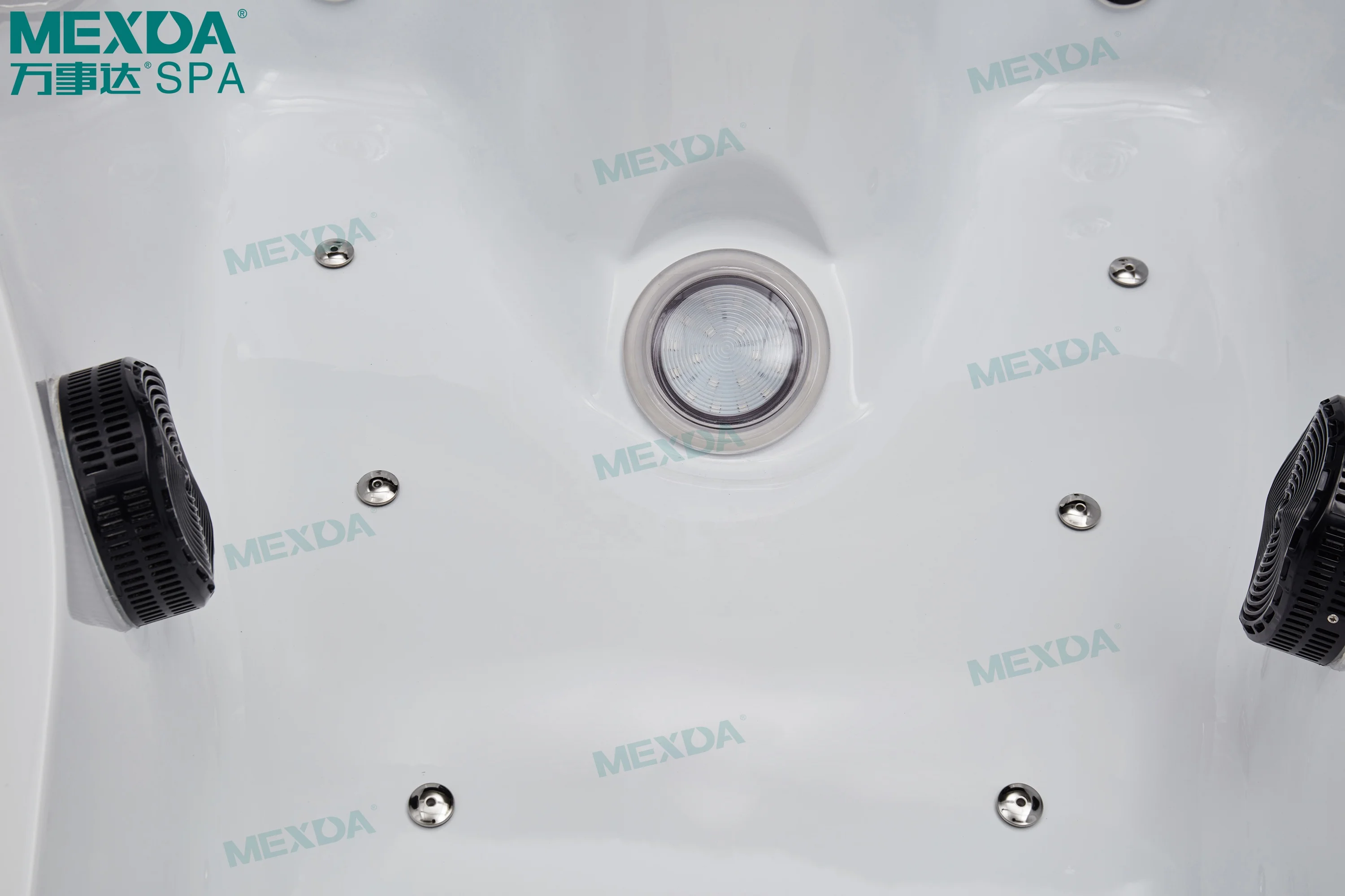 MEXDA Modern Outdoor Spa 1 Person whirlpool Spa Tubs WS-599H