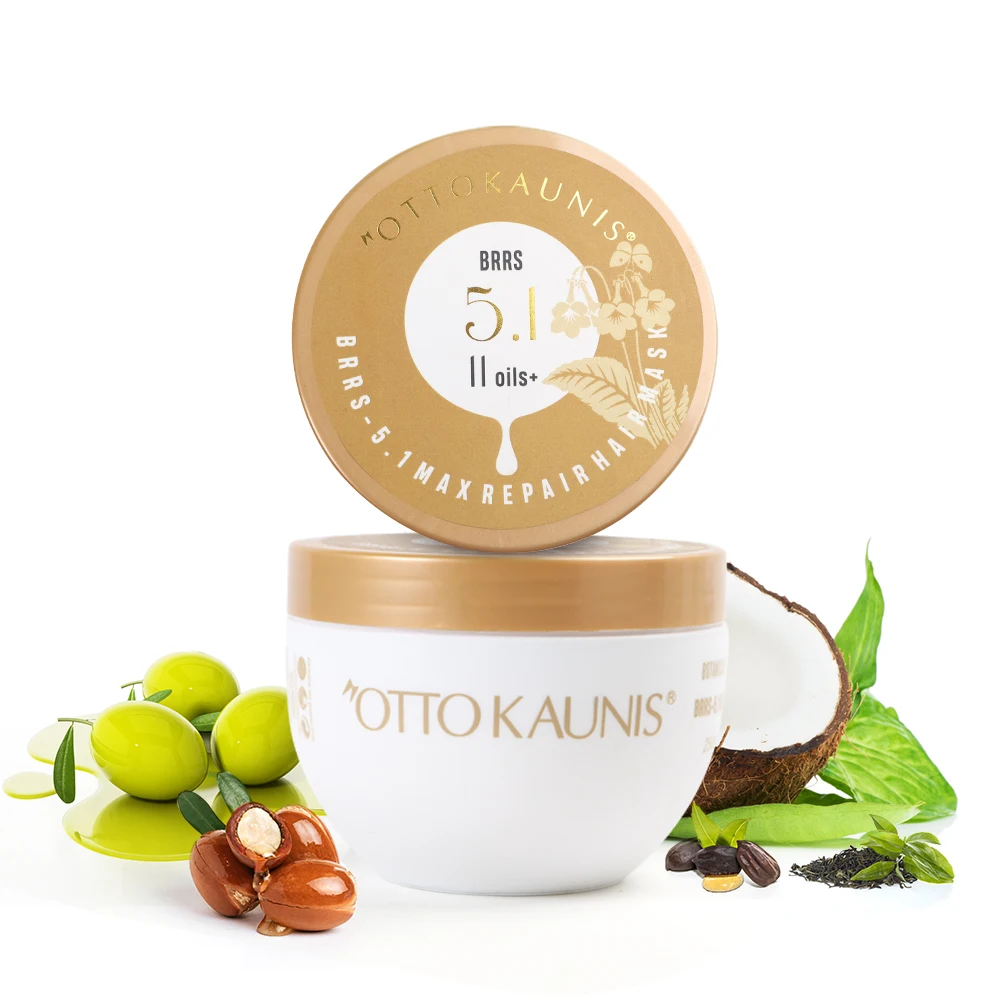 OTTO KAUINS BRRS Bio Protein Natural Herbal Collagen Keratin Repairing Natural Argan Oil Keratin Treatment Hair Mask Cream
