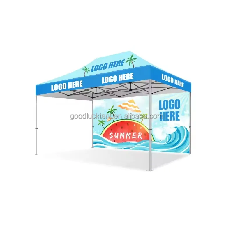 Goodluck canopy 20x20 tent heavy duty pagoda tent stand up canopy tents  with logo