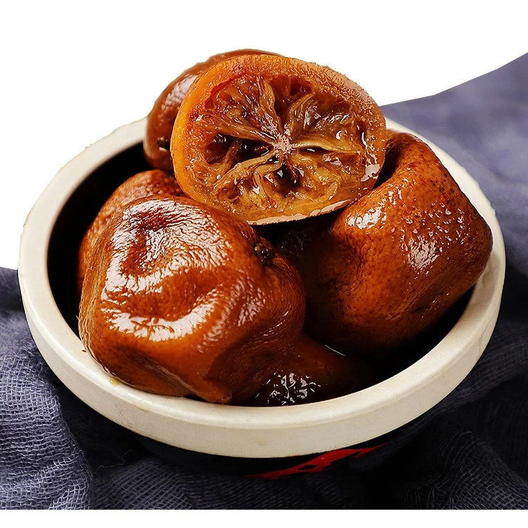 Spicy pickles with salty lemon Guangxi Ox foot son Laotan lemon duck ingredients