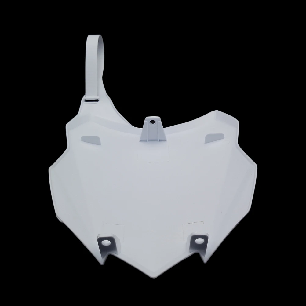 KXF 250 450 KX250F 13-16 KX450F 13-15 Dirt Bike Motorcycle White Front Number Plate For KAWASAKI