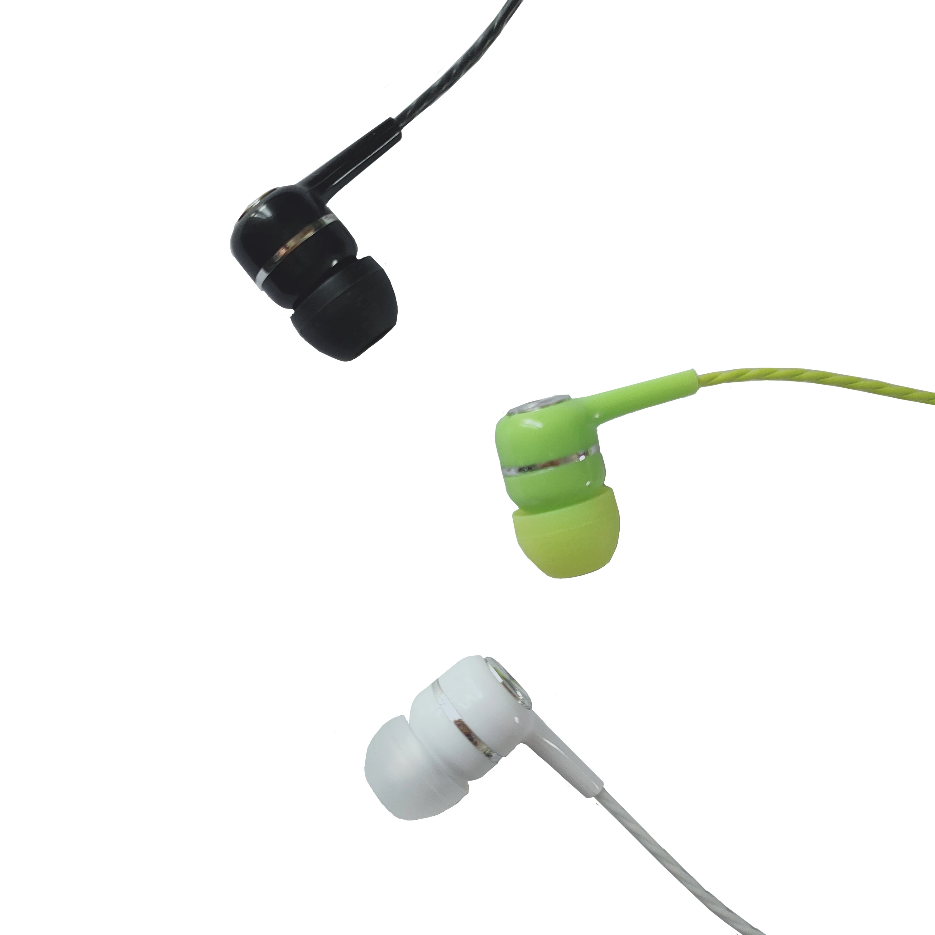 New In-ear Wired Headphone OEM Headset With Mic 3.5mm  Dual Drive Stereo Earphone Wired