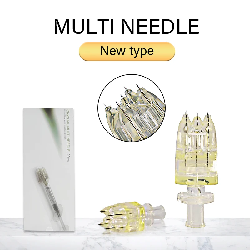 Korea hottest selling crystal multi needle 5 pins For Face Mesotherapy Injections To Anti Wrinkles