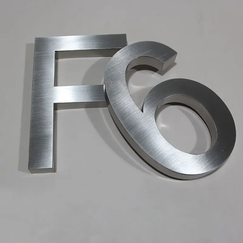 High Quality Outdoor Changeable Letters Stainless Steel Signage Metal Letter Board Sign
