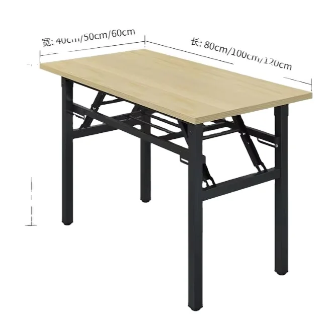Factory Wholesale Price Long Folding Simple Conference Table Rectangle Home Outdoor Office Desk Writing Training Table