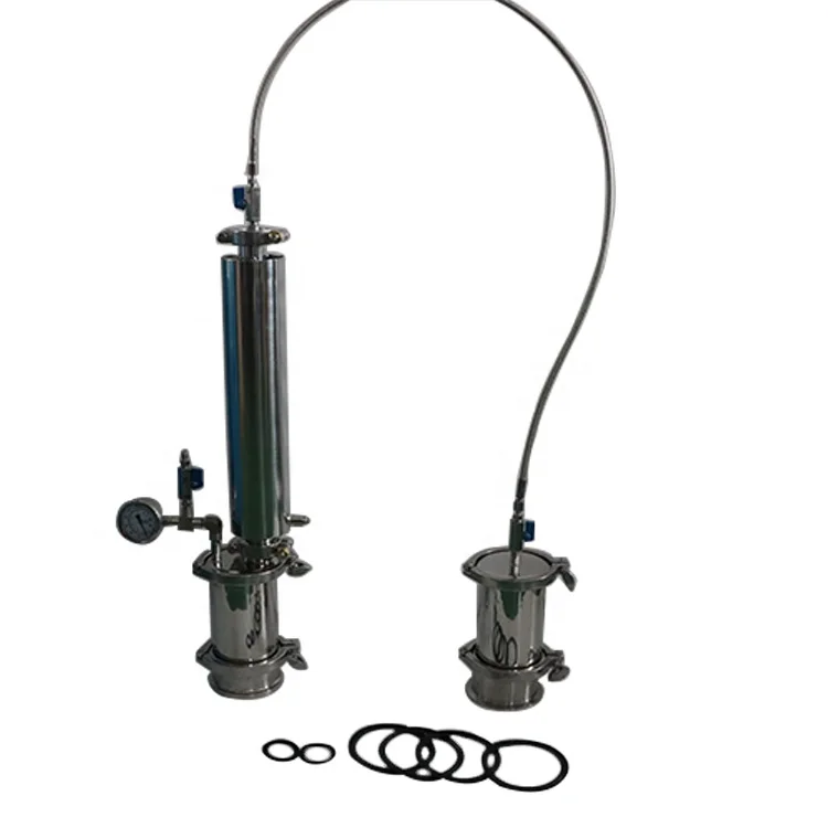 45g to 235g mini top fill BHO dewaxing Closed loop extractor