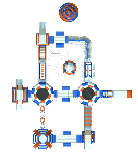 Lilytoys 3 years warranty inflatable water park equipment water park inflatable floating lake inflatables