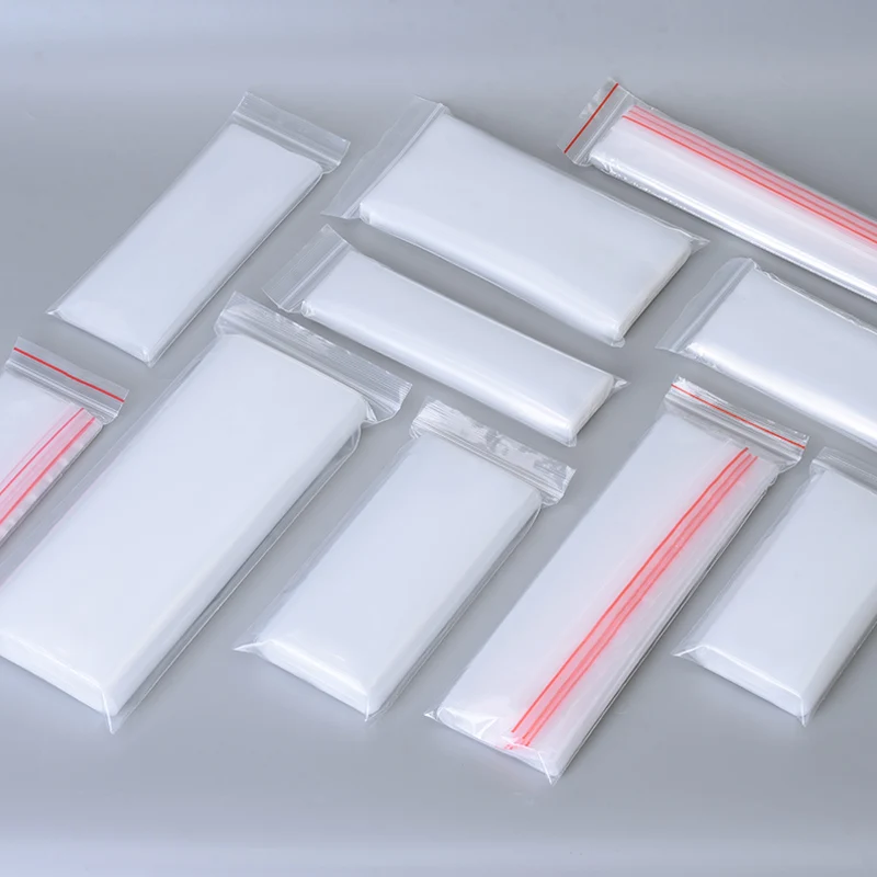 Good Quality Industrial PE Plastic Narrow Long Ziplock Bags