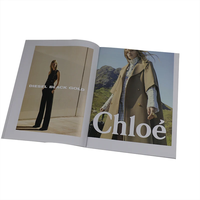 Custom catalogue book Printing Product fashion Propaganda Magazine printing advertise brochure printing