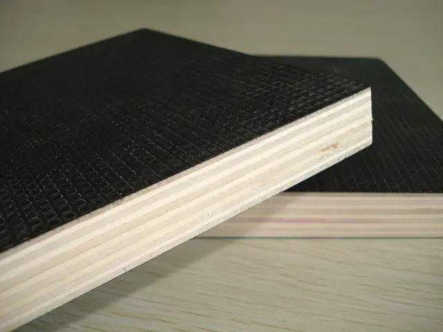 Stock 1220X2440X28mm Container plywood For Furniture/ Construction/ Packing/Flooring Black/Brown Film Faced Plywood