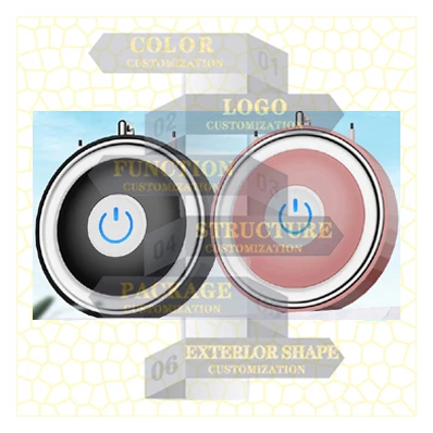 New design portable revitalizer led car air purifier rechargeable OEM/ODM Air Purifiers with stock