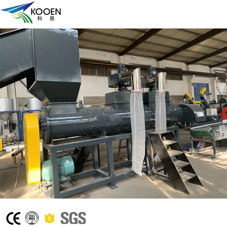 Zig Zag Air Classifier For PET Recycling Washing Line