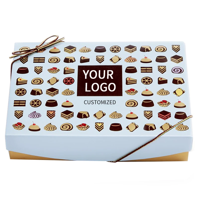 Оконная бумага Индивидуальная коробка для конфет роскошная картонная упаковка складная подарочная упаковочная шоколада