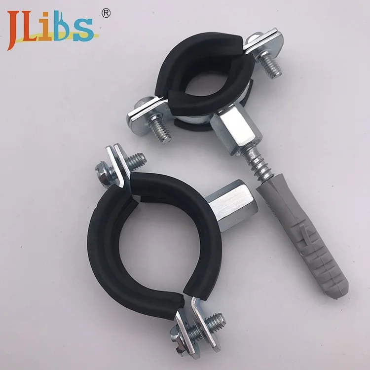 
Heavy rubber hose clamp M8 steel pipe clamps inch size 