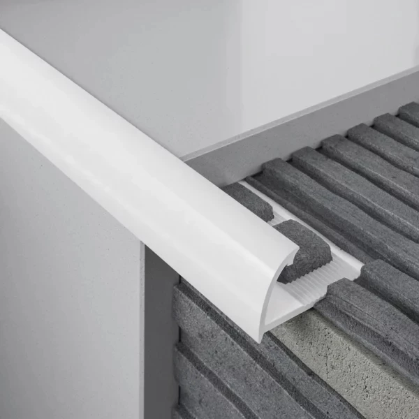 white upvc panel extrusion corner trim profile