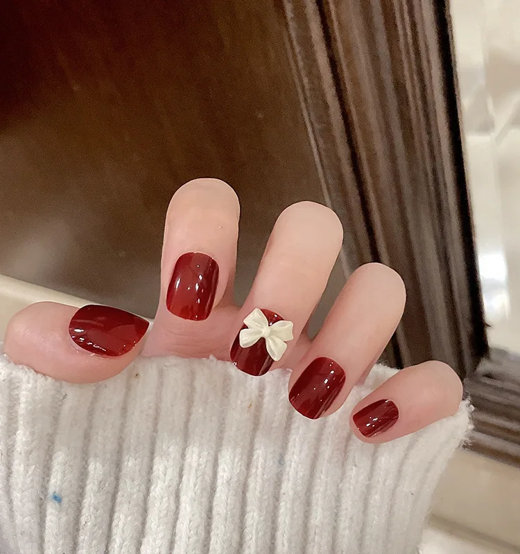 Наклейка для дизайна ногтей на пальцы, радужная балерина, полное покрытие, накладные ногти, искусственный длинный гроб, дизайн ногтей