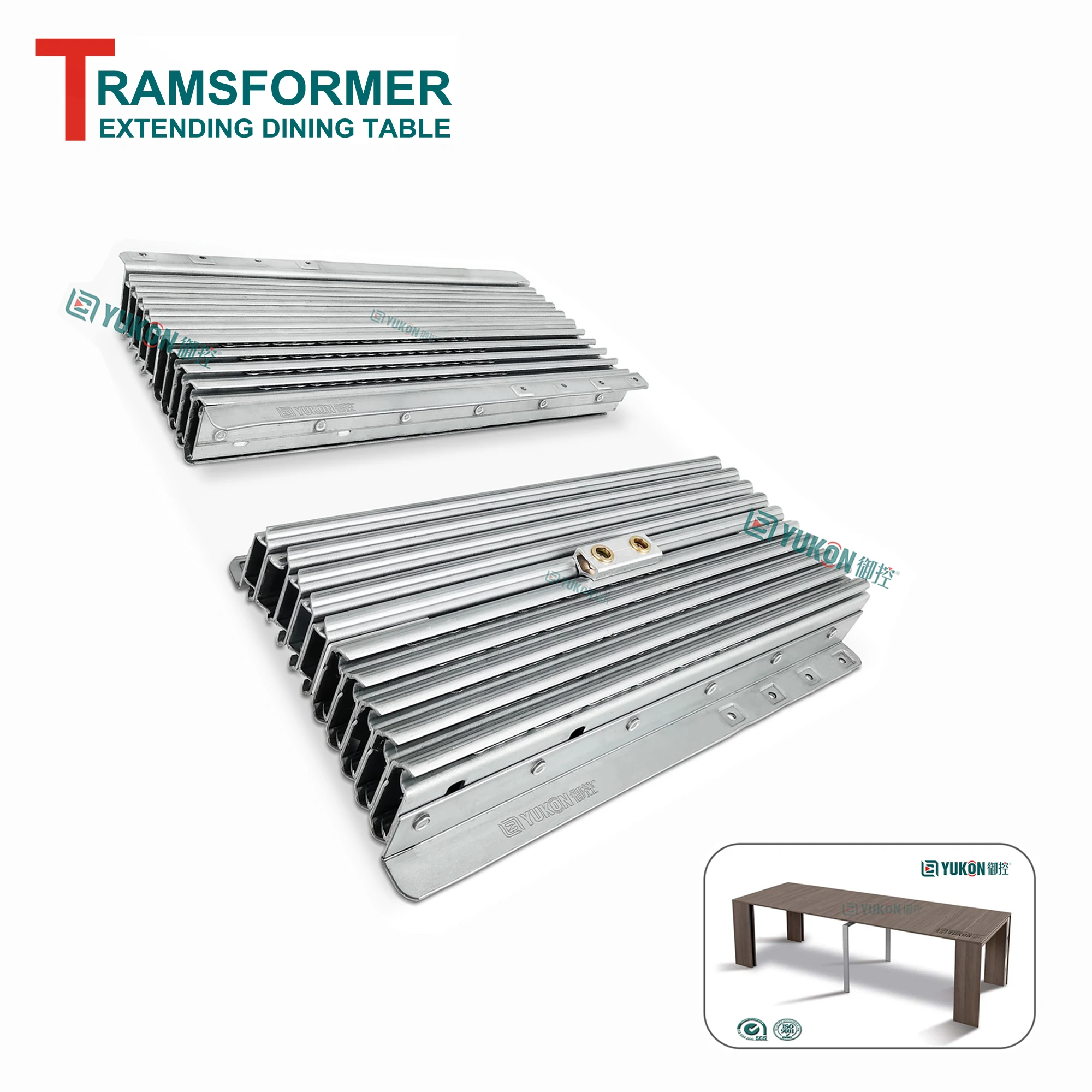 Multi Section Folding Table Guide Rail(extension table mechanism