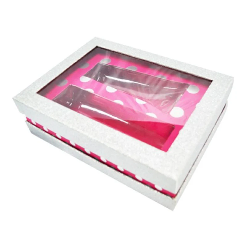 Оптовая продажа, необычный дизайн, индивидуальная печать, косметика, упаковочные бумажные коробки с прозрачным окном