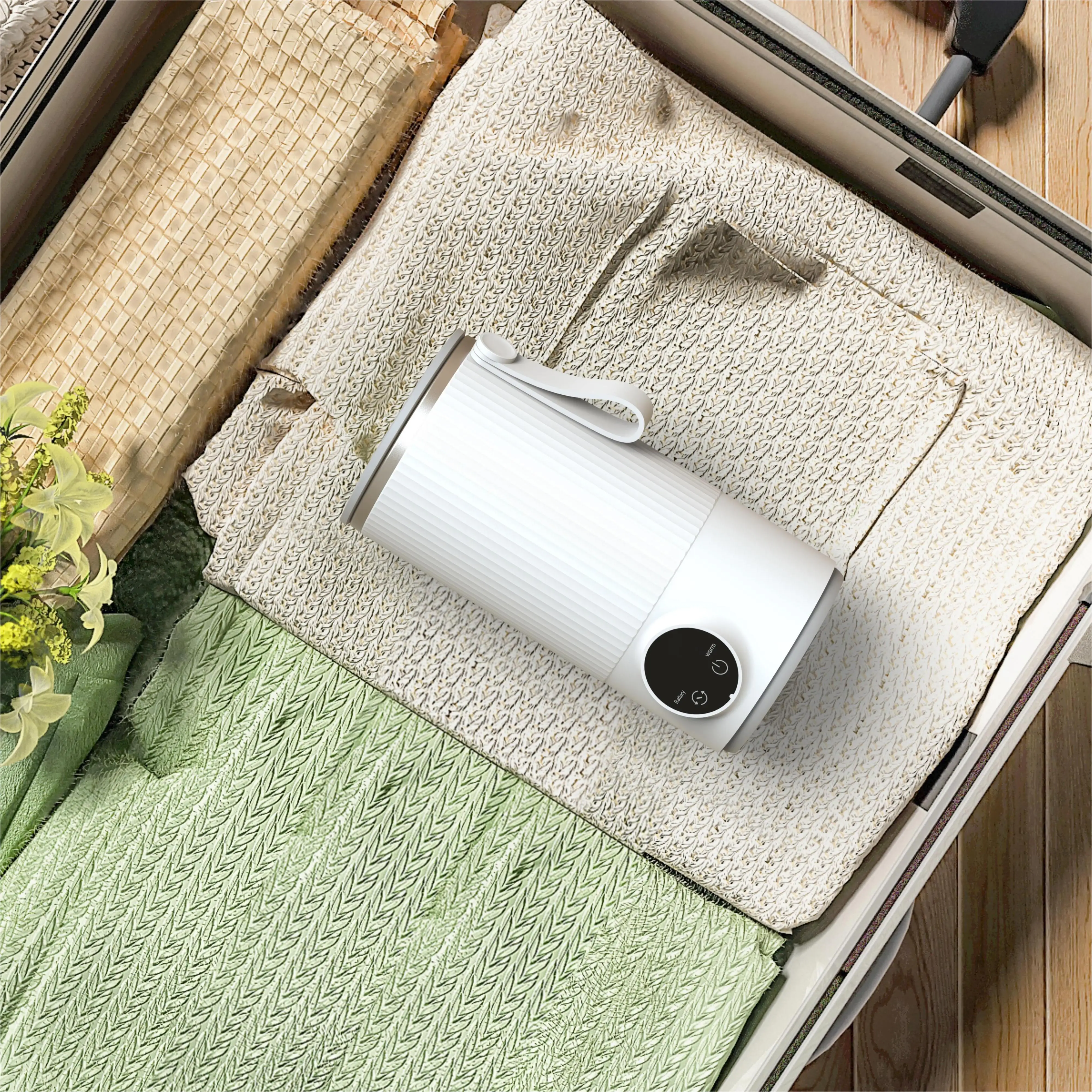 Fast charging Smart Temperature Control Coffee Mixing Mug Electric Stirring Stainless SteelCoffee Cup