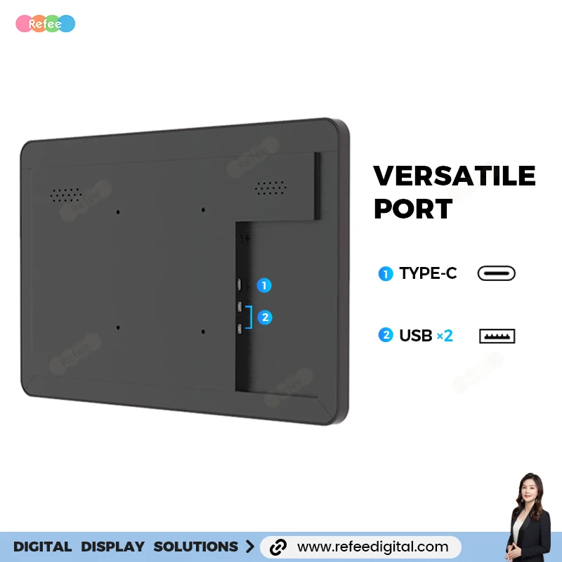 High Quality Android Wall Mounted Touch Screen Kiosk Monitor Screen Digital Signage Screens