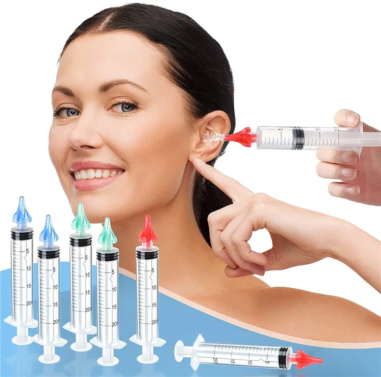 Ear Wax Wash Cleaner Syringe Tip Ear Irrigation Syringe Ear Wax Remover Removal Kit Tool